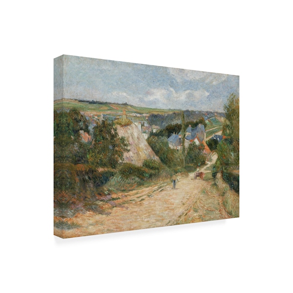 Gauguin 'Entrance To The Village Of Osny' Canvas Art,18x24